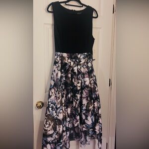 Beautiful Floral High and Low Dress